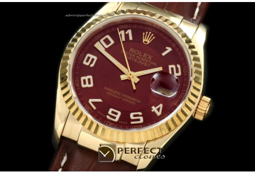RDJMF10127 LE Brown Dial Numeral Markers Swiss Eta 2836-2