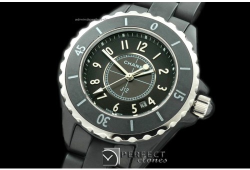 CHA00352L J12 2011 Black Ceramic Ladies Japanese Quartz