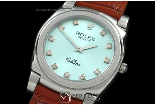 RLC00115 Cellini SS/LE Lilac Blue Diam Swiss Quartz