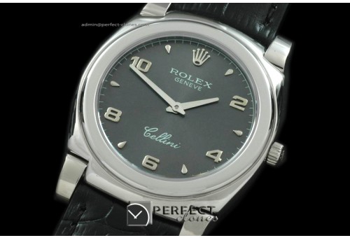 RLC00128 Cellini SS/LE Grey Num Swiss Quartz