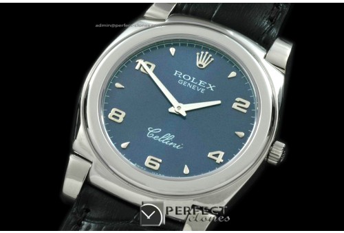 RLC00129 Cellini SS/LE Blue Num Swiss Quartz
