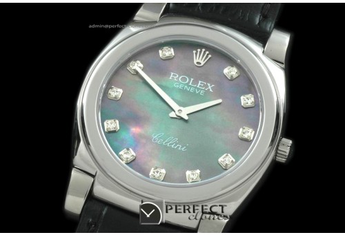 RLC00116 Cellini SS/LE MOP Green Swiss Quartz