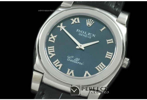 RLC00109 Cellini SS/LE Blue Swiss Quartz