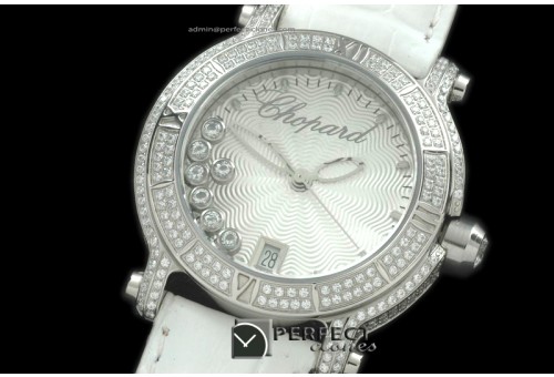 CP00071 Happy Sports Diver Diamonds SS/LE Diam White Swiss Quart
