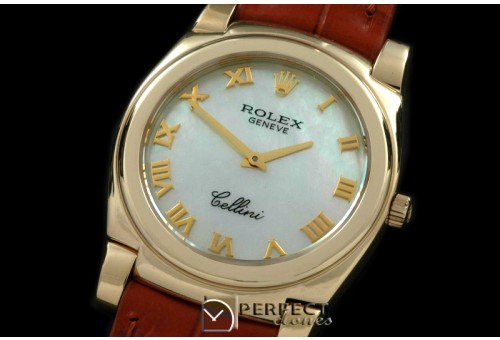 RLC00203 Cellini YG/LE MOP White Swiss Quartz