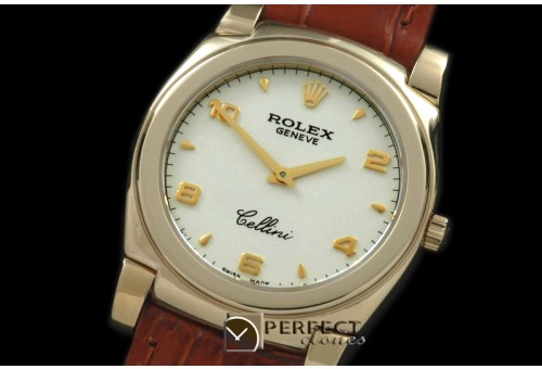 RLC00221 Cellini YG/LE White Numeral Swiss Quartz