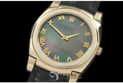 RLC00206 Cellini YG/LE MOP Green Swiss Quartz
