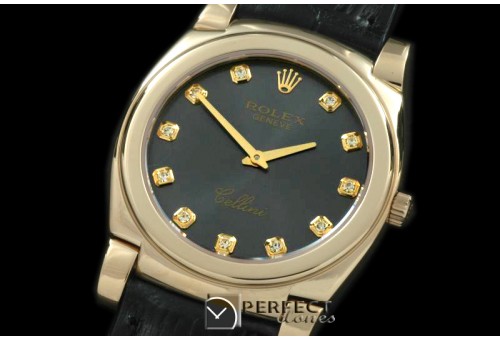 RLC00218 Cellini YG/LE Grey Diam Swiss Quartz