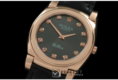 RLC00318 Cellini RG/LE Grey Diam Swiss Quartz
