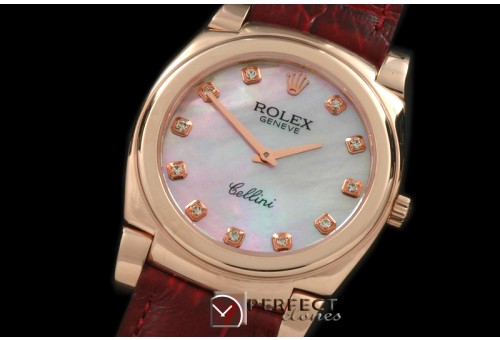 RLC00314 Cellini RG/LE MOP Pink Diam Swiss Quartz