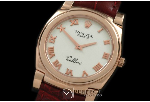 RLC00301 Cellini RG/LE White Swiss Quartz