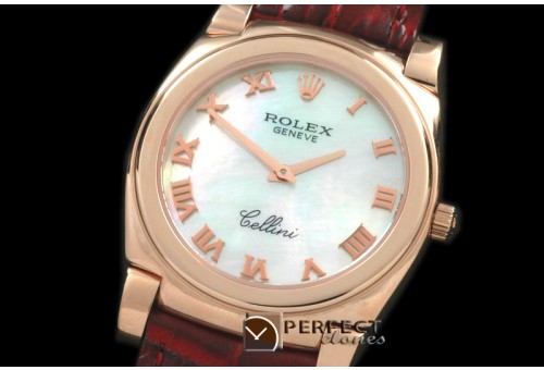 RLC00303 Cellini RG/LE MOP White Swiss Quartz
