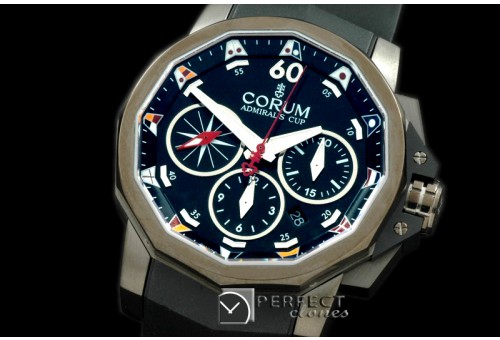CO10061 Admirals Cup Challenge Chrono DLC/RU Blk A-7750