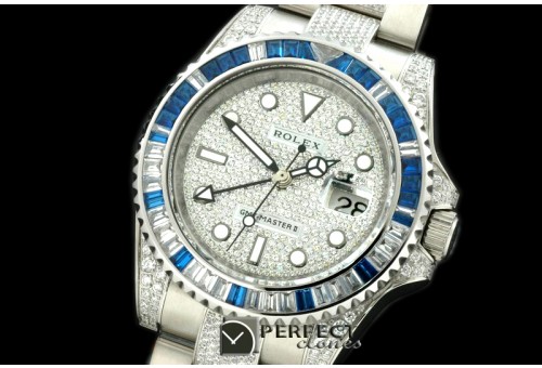 RLGS01018 SS/Diam Anni GMT Diam Swiss Eta 2836 GMT