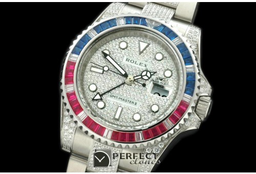 RLGS01019 SS/Diam Anni GMT Diam Swiss Eta 2836 GMT
