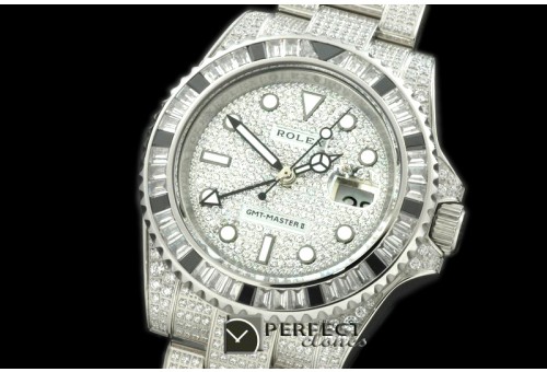 RLGS01027 SS/Diam Anni GMT Diam Swiss Eta 2836 GMT