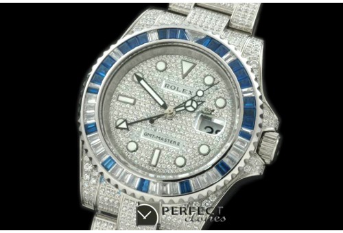 RLGS01028 SS/Diam Anni GMT Diam Swiss Eta 2836 GMT