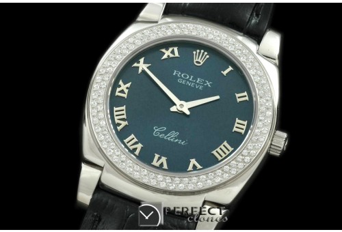 RLCL00109D Ladies Cellini SS/LE/Diam Blue Swiss Quartz