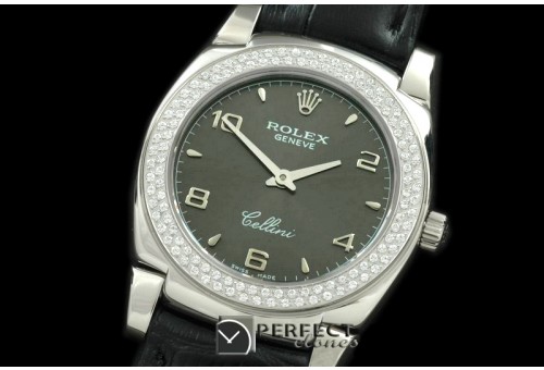 RLCL00128D Ladies Cellini SS/LE/Diam Grey Num Swiss Quartz