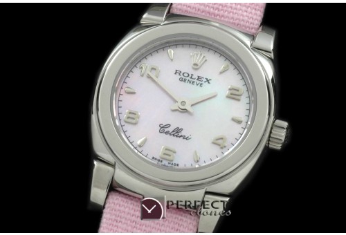 RLCM00124 Ladies Mini Cellini SS/LE MOP Pink Num Swiss Quartz