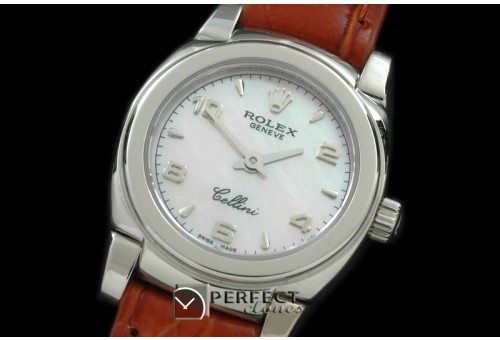 RLCM00123 Ladies Mini Cellini SS/LE MOP White Num Swiss Quartz