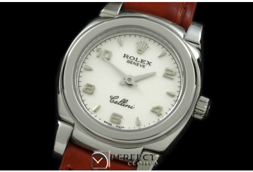 RLCM00121 Ladies Mini Cellini SS/LE White Num Swiss Quartz