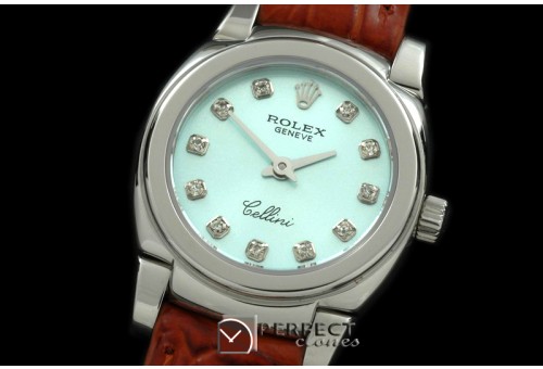 RLCM00115 Ladies Mini Cellini SS/LE Lilac Diam Swiss Quartz