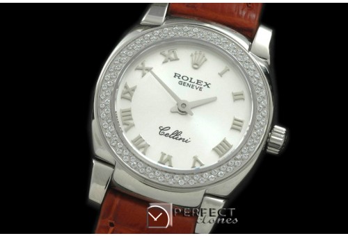 RLCM00101D Ladies Mini Cellini SS/LE White Roman Swiss Quartz