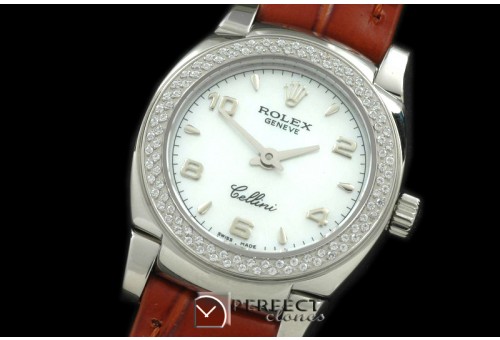 RLCM00123D Ladies Mini Cellini SS/LE MOP White Num Swiss Quartz