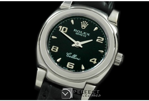 RLCM00127 Ladies Mini Cellini SS/LE Black Num Swiss Quartz