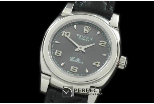 RLCM00128 Ladies Mini Cellini SS/LE Grey Num Swiss Quartz