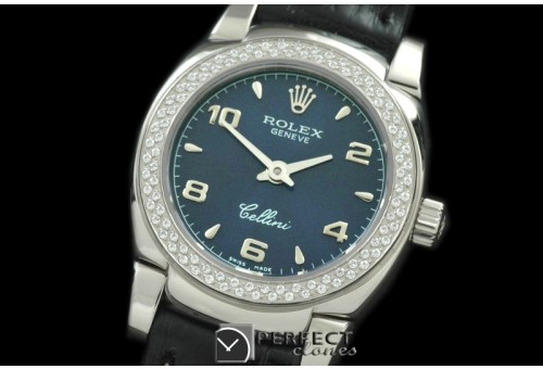 RLCM00129D Ladies Mini Cellini SS/LE Blue Num Swiss Quartz
