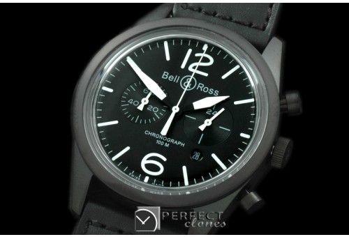 BR126-1011 BR126 Vintage Original Chrono PVD/LE Blk OS20