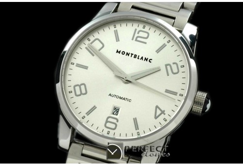 MB10028 Timewalker Automatic SS/SS White Asian Eta 2836-2