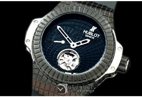 HBT10061 Million Dollar Bang Tourbillon PVD/RU Black Asian Auto