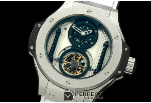 HBT10021 Big Bang Vendome Tourbillon SS/LE White A-2813 Mod