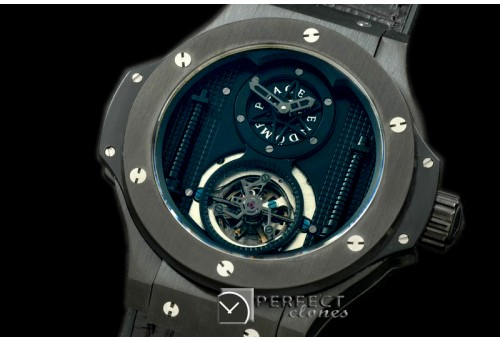 HBT10043 Big Bang Vendome Tourbillon PVD/LE All Black A-2813 Mod