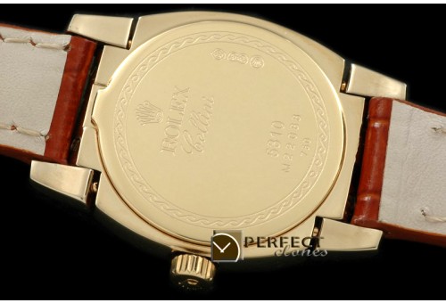 RLCM00223D Ladies Mini Cellini YG/LE Gold Num Swiss Quartz