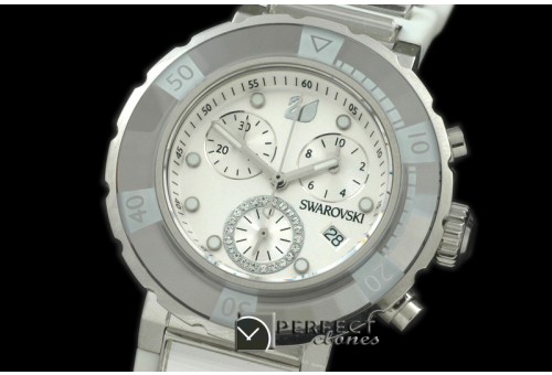 SW10001 Octea Chrono Ladies SS/RU White ..OEM Overuns !!!