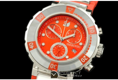 SW10004 Octea Chrono Ladies SS/RU Orange ..OEM Overuns !!!