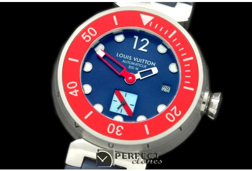 LVD10003 Tambour Men Diving SS/RU Blue Asian 2813 21J