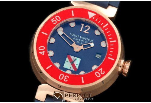 LVD10013 Tambour Men Diving RG/RU Blue Asian 2813 21J