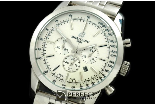 BLT10001S TransOcean Chrono SS/SS White Jap OS2Qtz