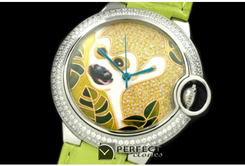 CARBA00553 Ballon Bleu de Cartier Mid Porcelian SS/LE "Monkey" S