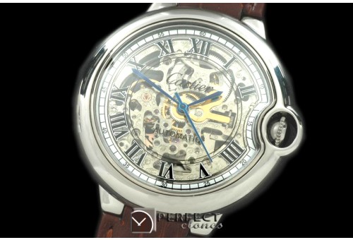 CARBA10041 Ballon Bleu de Cartier SS/LE Skeleton Dial Asian 2813
