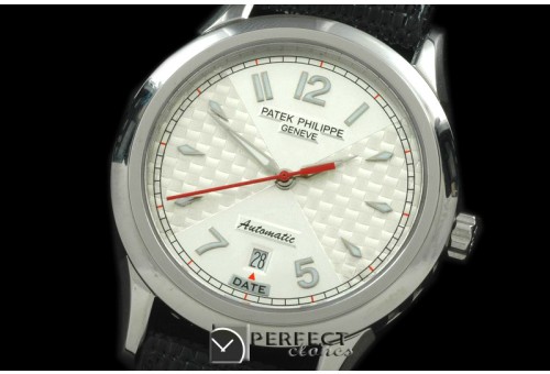 PP00111 Calatrava Men SS/LE White Swiss 2824-2