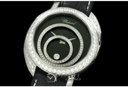 CPHS10002 Happy Spirit SS/Diam/LE Black Swiss Quartz