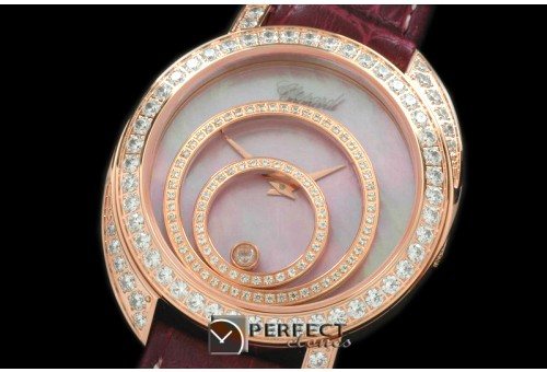 CPHS10013 Happy Spirit RG/Diam/LE MOP Pink Swiss Quartz