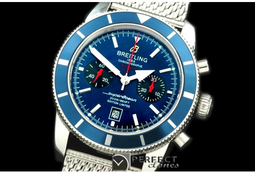 BLSF01013M Superocean 201Heritage Chrono SS/ME Blue A-7750