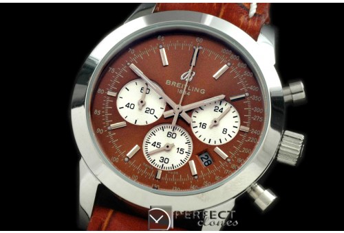 BLTL10003L Ladies TransOcean Chrono SS/LE Brown Jap OS2Qtz